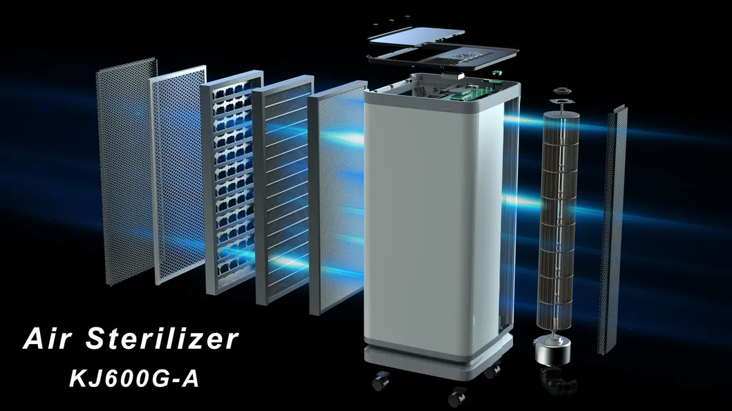 2 in 1 Household Multi-Functional Desktop Air Purifier Household Mini Office