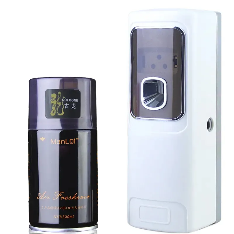 Hotel Bar Toilet Air Freshener Dispenser Automatic Spraying 300ml Air Freshener