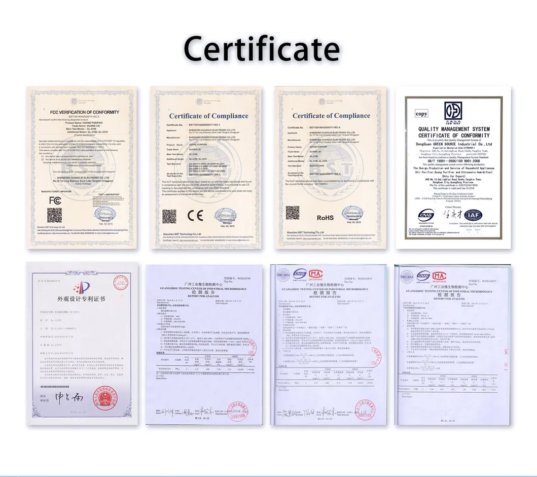 China Manufacturer Negative Anoin&Ozone&HEPA Air Purifier