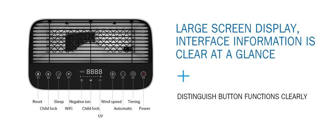 Wholesale Price HEPA Filter Air Purifier Humidifier Air Cleaner APP Control for Home Room