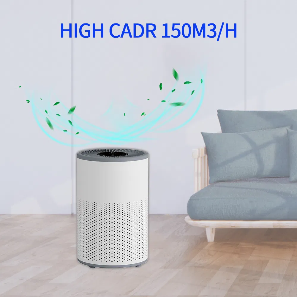 Private Label Home Desktop UVC Air Purifier with HEPA Filter