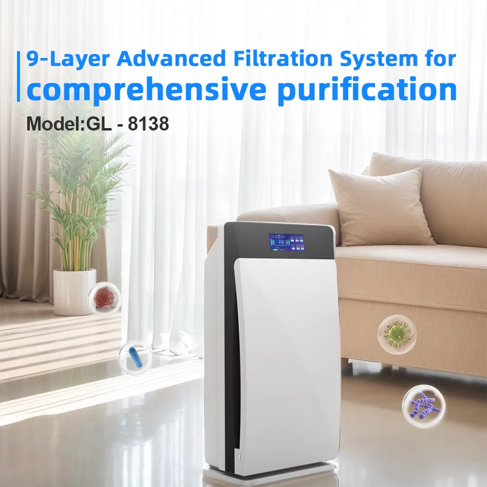 Multi-Function HEPA Air Purifier UV Sterilizer for Hospital Home Hotel