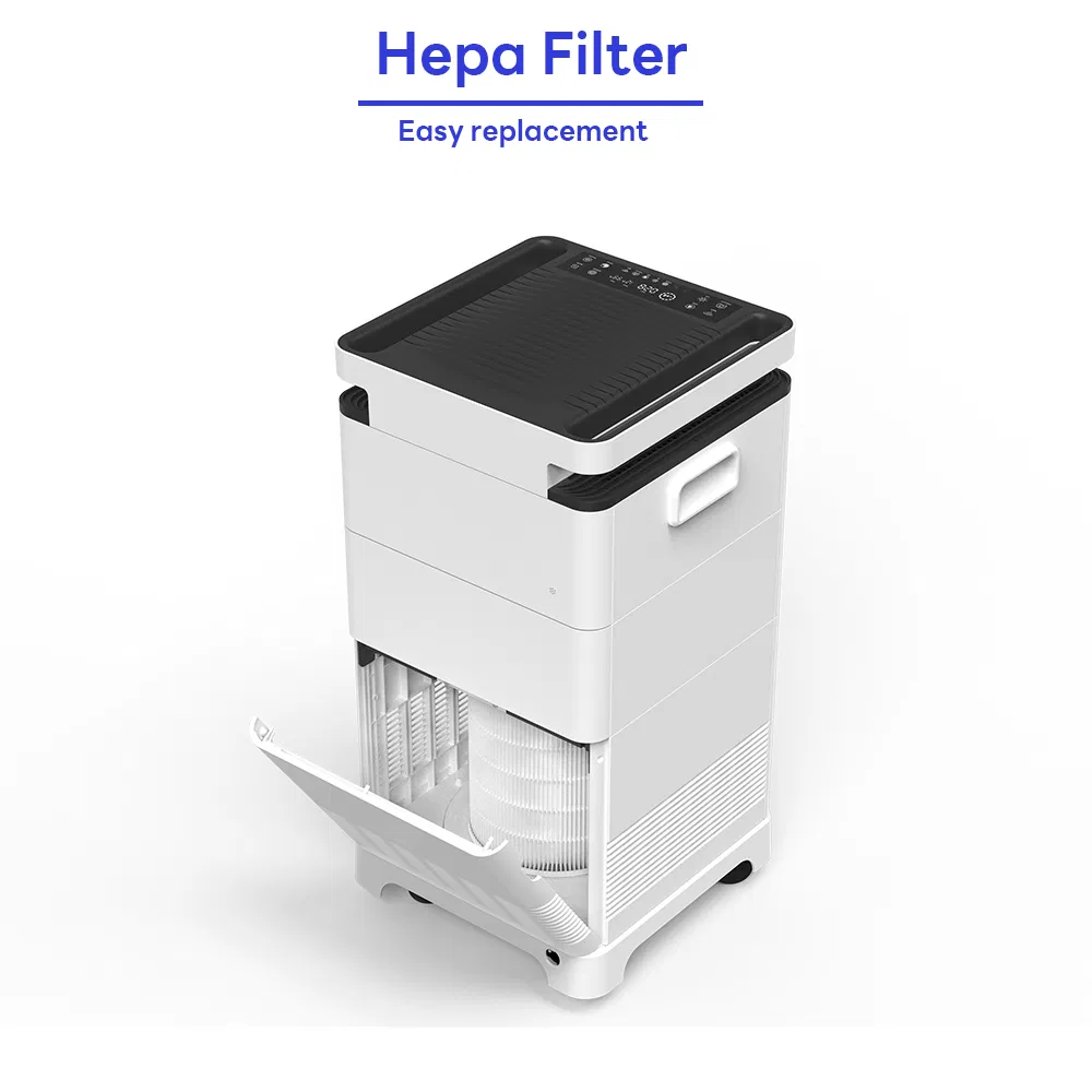 High Cadr 520m3/H HEPA Filter Air Purifier for Home Large Room