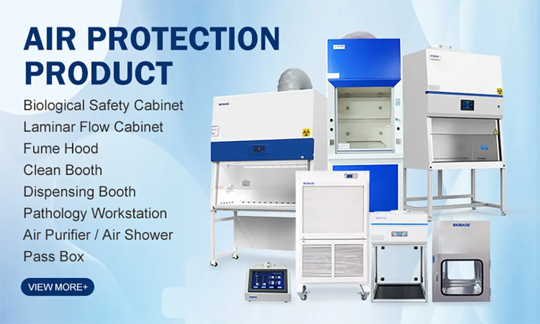 Biobase Class 100 Air Purifier with Remote Control UV Purification for Lab