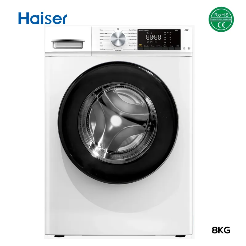 8kg BLDC Motor Home Laundry Washing Machines Front Loading