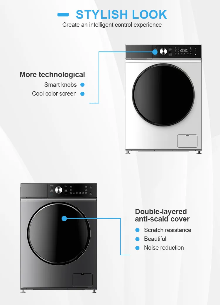 10kgs Automatic Dryer Laundry Multifunction Front Loading Washing Machine