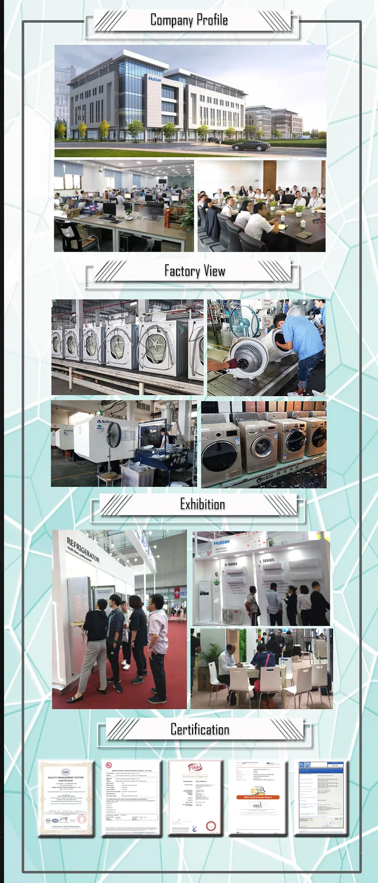 8kg Laundry Washer Full Automatic Stainless Steel Drum Home Clothes Front Loading Washing Machine