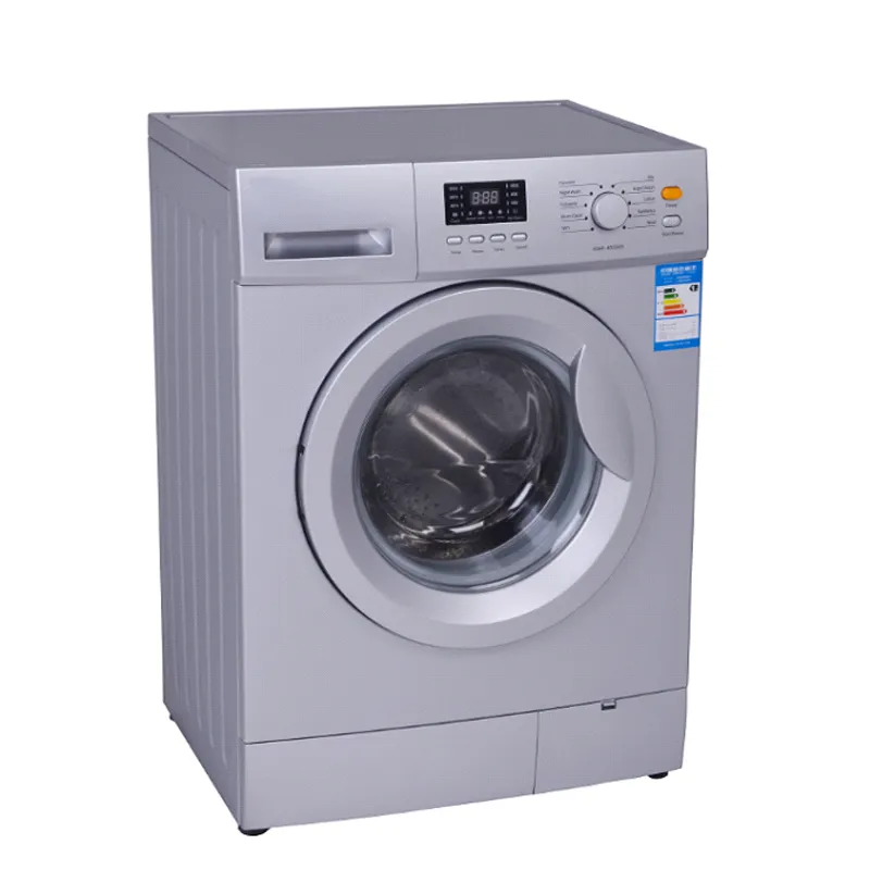 Silver Color LED Display Front Loading Smad Washing Machine
