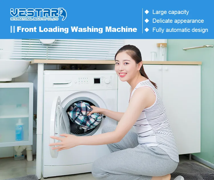 Small LED Front Loading Washing Machine with Good Quality