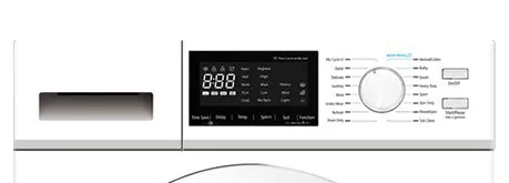 Home Use 6kg Front Loading Fully Automatic Washing Machine for Europe