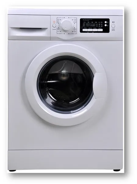 220V 8kg LED Front Loading Washing Machine for Europe