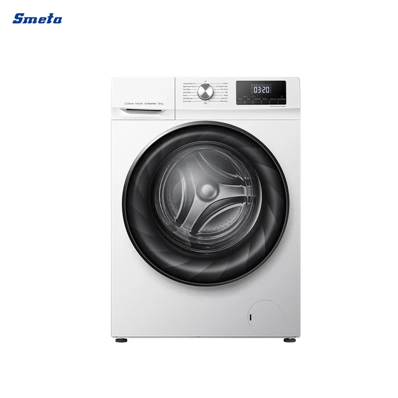 9kg 10kg Stand Inverter Motor Laundry Front Loading Washing Machine