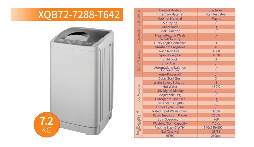 8kg Dd Motor Household Drum Washing Machines Front Loading Washing Machines