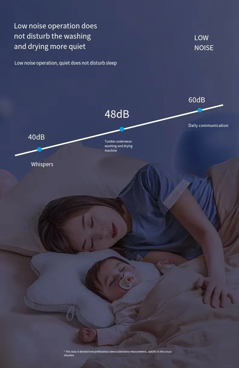 Smart Automatic Cleaning Washer Mini Portable Washing Dryer Machines for Underwear Socks