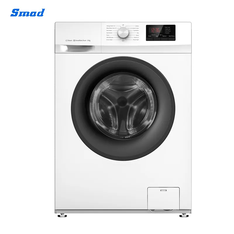 6kg Front Loading Washing Machine with LED Screen