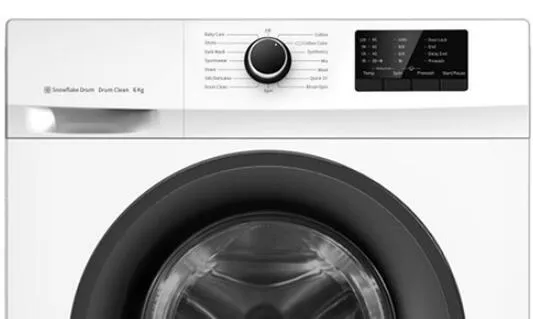 6kg Front Loading Washing Machine with LED Screen