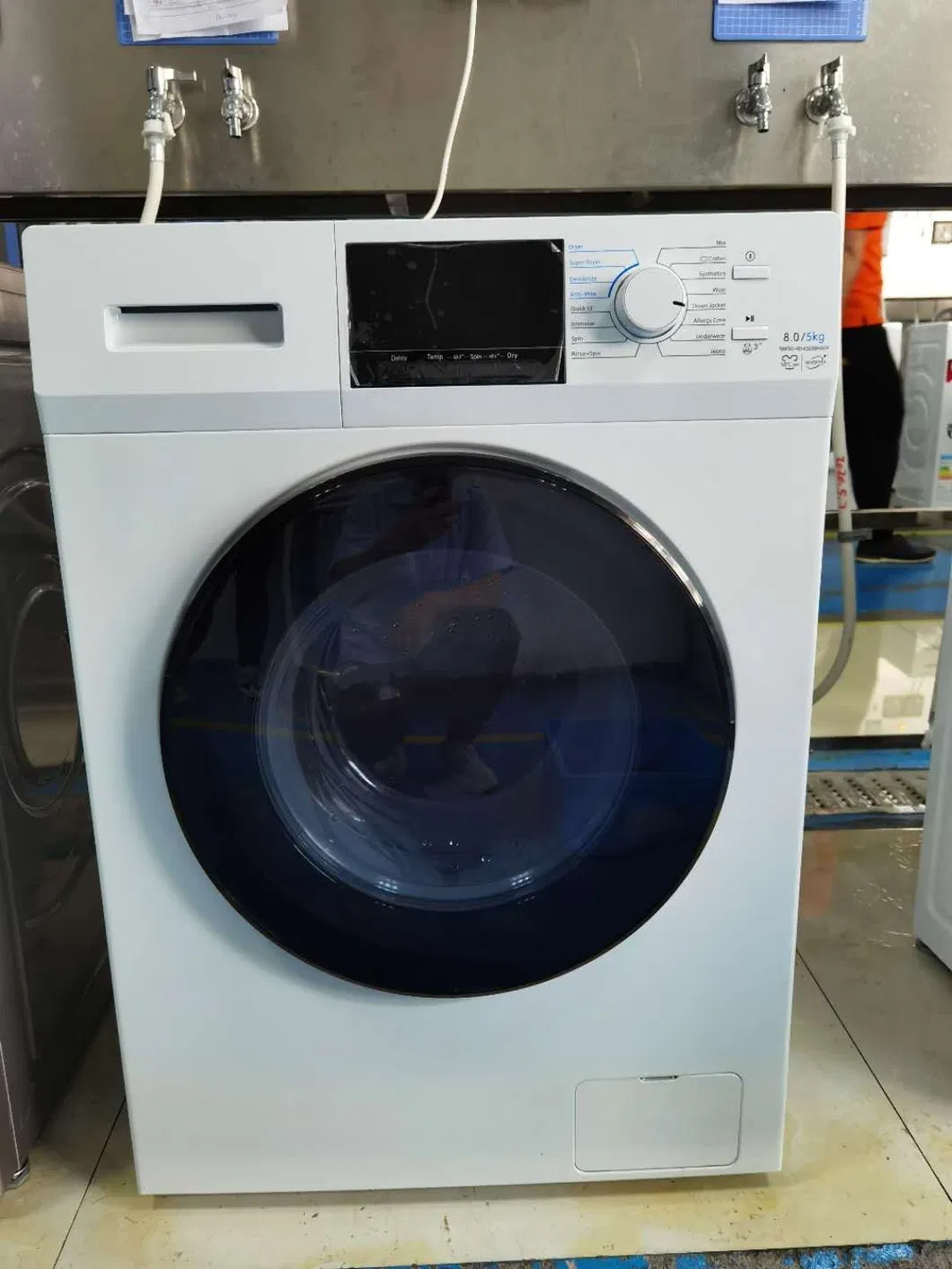 6-9kg Front Loading Washing Machine 220V White Washer