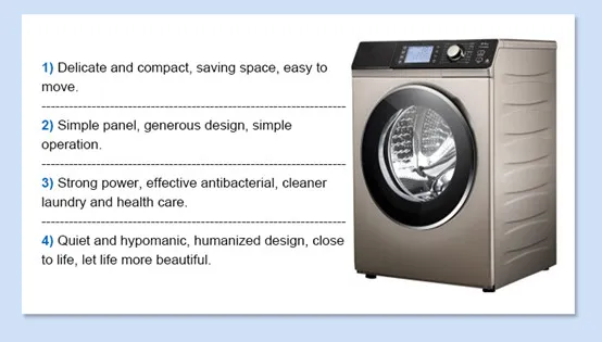 Front Loading Washing Machine Premium Stainless Steel Washing Machine