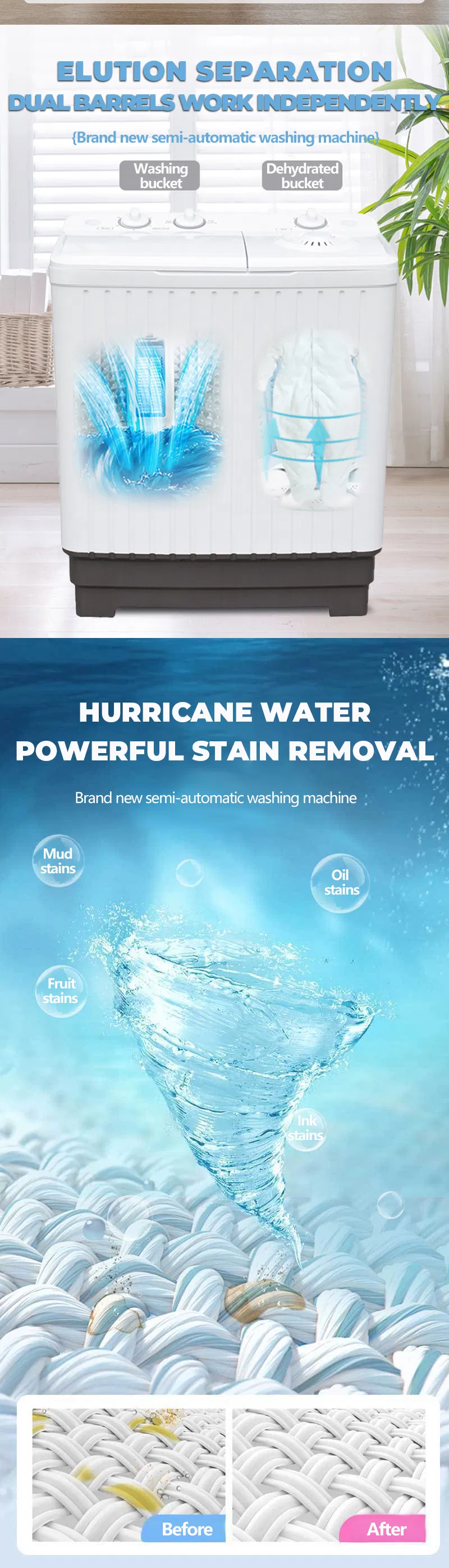 China Wholesale OEM 10 Kg Front-Loading Fully Automatic Smart Washing Machine