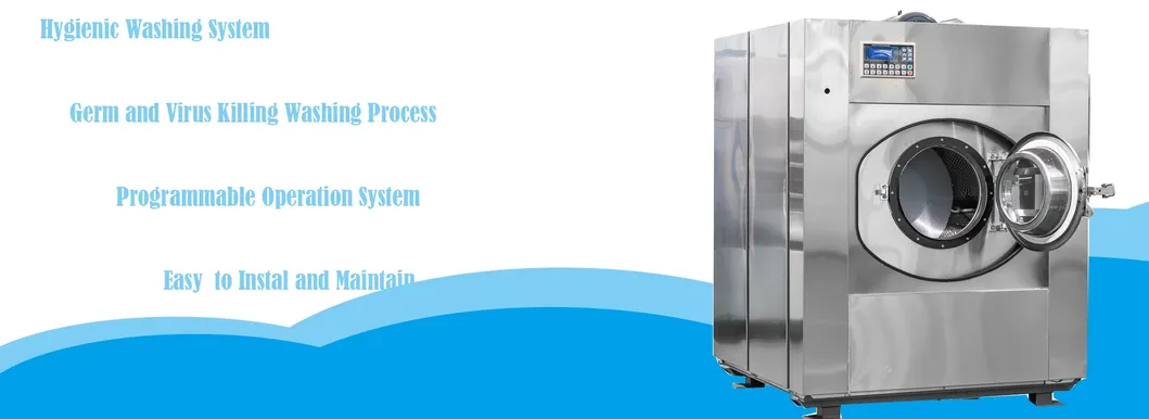 15-100kg Hotel Washing Machine Laundry Machine Front Loading Washer