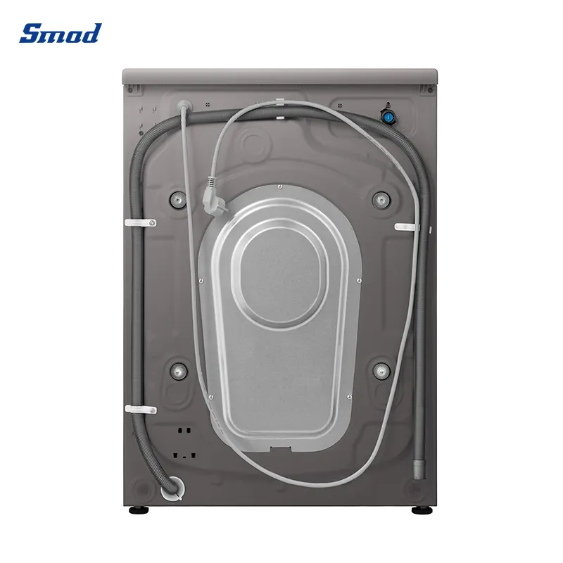 Smad OEM 9kg Gray Electric Automatic Front Loading Washing Machine for Home