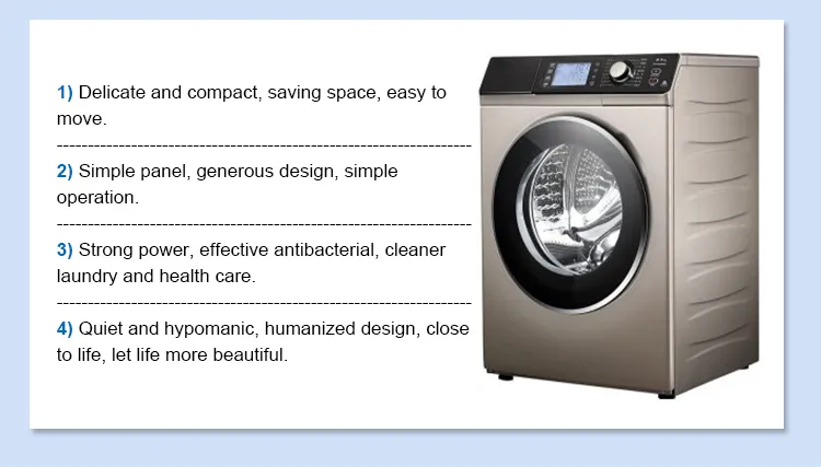 6kg Front Loading Washing Machine for Home Use