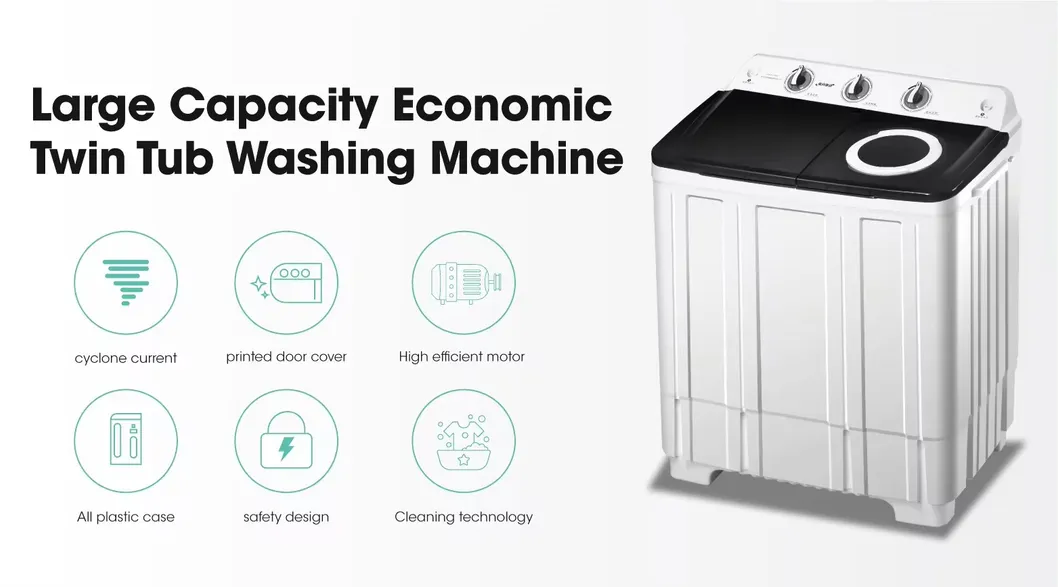 16kg Factory Top-Loading Twin-Tub Washing Machine