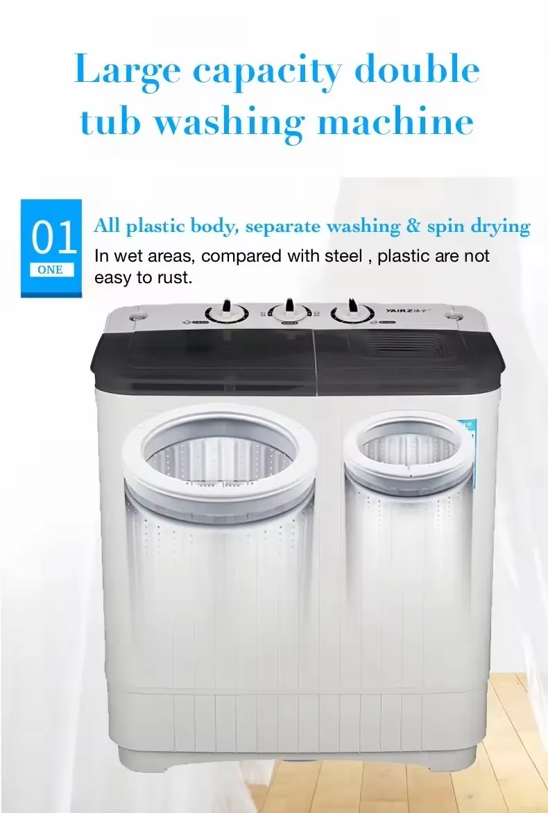 Factory Top-Loading Twin-Tub Washing Machine