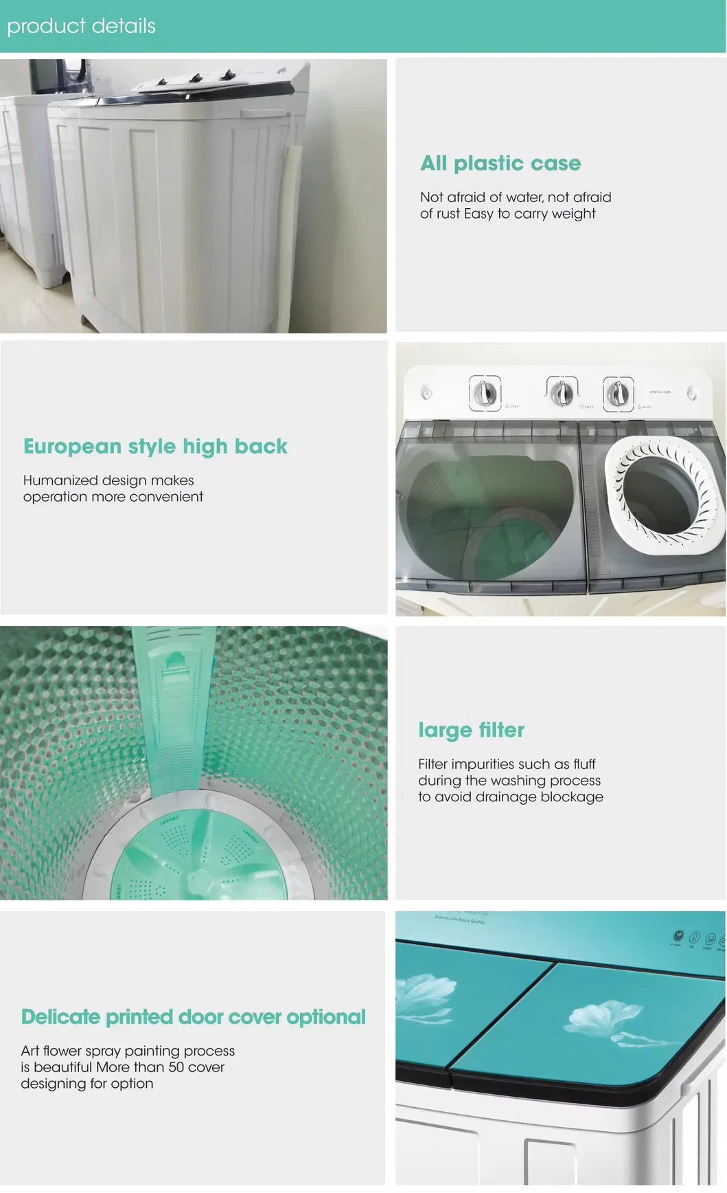 Factory Top-Loading Twin-Tub Washing Machine