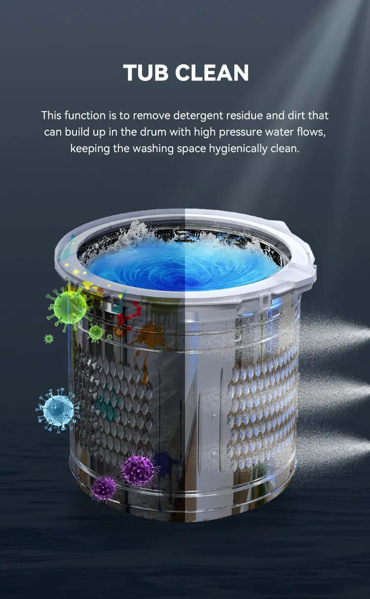 Manufacture Supply Glass Cover 7kg Washer Washing Machine Top Loading