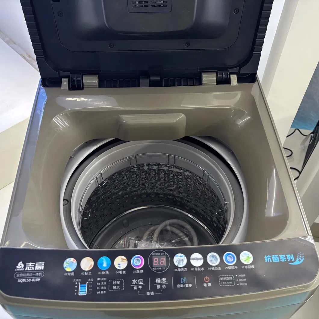 Household Automatic Washing Machine Top Loading Laundry Washer and Dryer 8kg-12kg