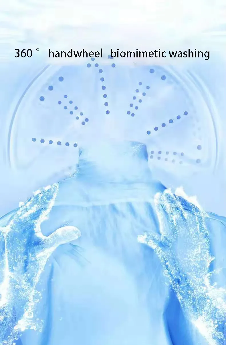 Xqb80-8088-T608 Washing Machine Small Top Loading with Fully Automatic Function