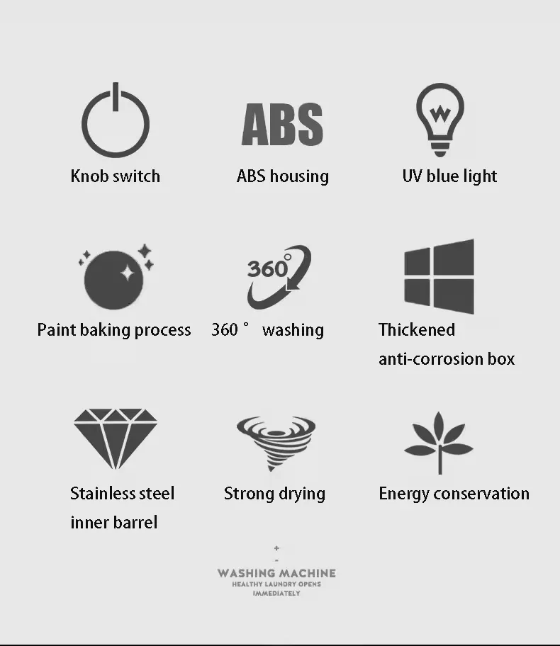 Xqb80-8088-T608 Washing Machine Small Top Loading with Fully Automatic Function