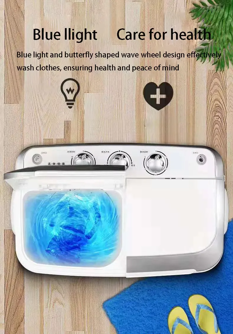 Xqb80-8088-T608 Washing Machine Small Top Loading with Fully Automatic Function