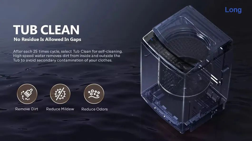 Wave-Wheel Top-Loading Single Cylinder Stainless Steel Laundry Dehydrating Washing Machine