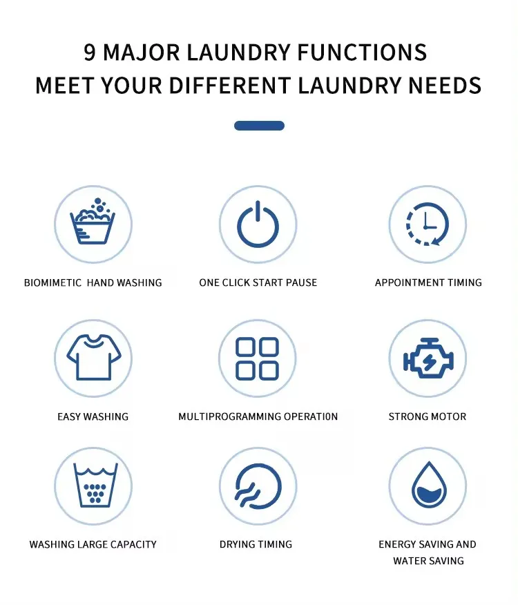 Wave-Wheel Top-Loading Single Cylinder Stainless Steel Laundry Dehydrating Washing Machine