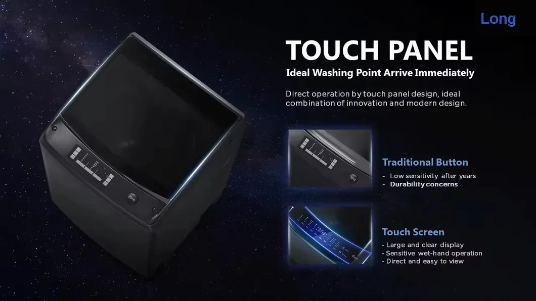 Wave-Wheel Top-Loading Single Cylinder Stainless Steel Laundry Dehydrating Washing Machine