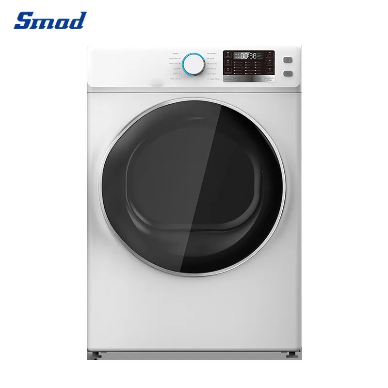 Smad 2022 White LED Display 120V Quick Dry 8 Cu. FT Gas Clothes Dryer Price
