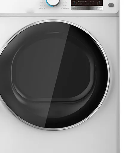 Smad LED Display 120V 8 Program Quick Dry 8 Cu. FT Front Load Electric Clothes Dryer