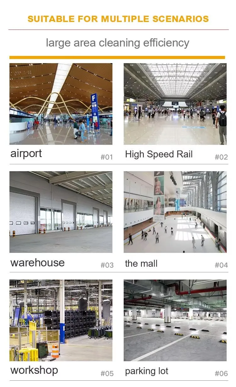 2024 New Design Walk-Behind Mini Auto Commercial Compact Home Use Electric Floor Scrubber Dryer