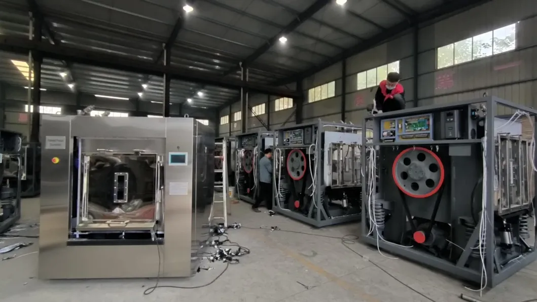 Industrial Barrier Washer 100kg Commercial Washing Machine Health Care Washer Dryer