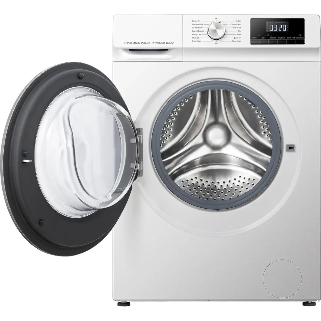 Inveter Motor 8kg Washer and Dryer Laundry Clothes 220V Washer