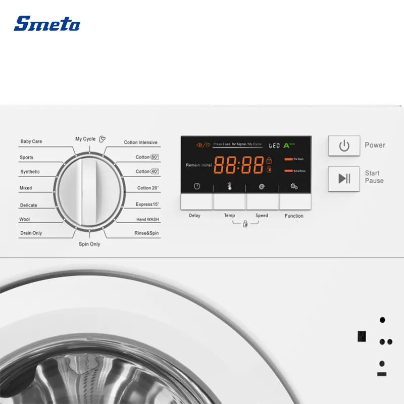 Smeta 8kg 220V 60Hz Home Built in Wash Machine and Dryer