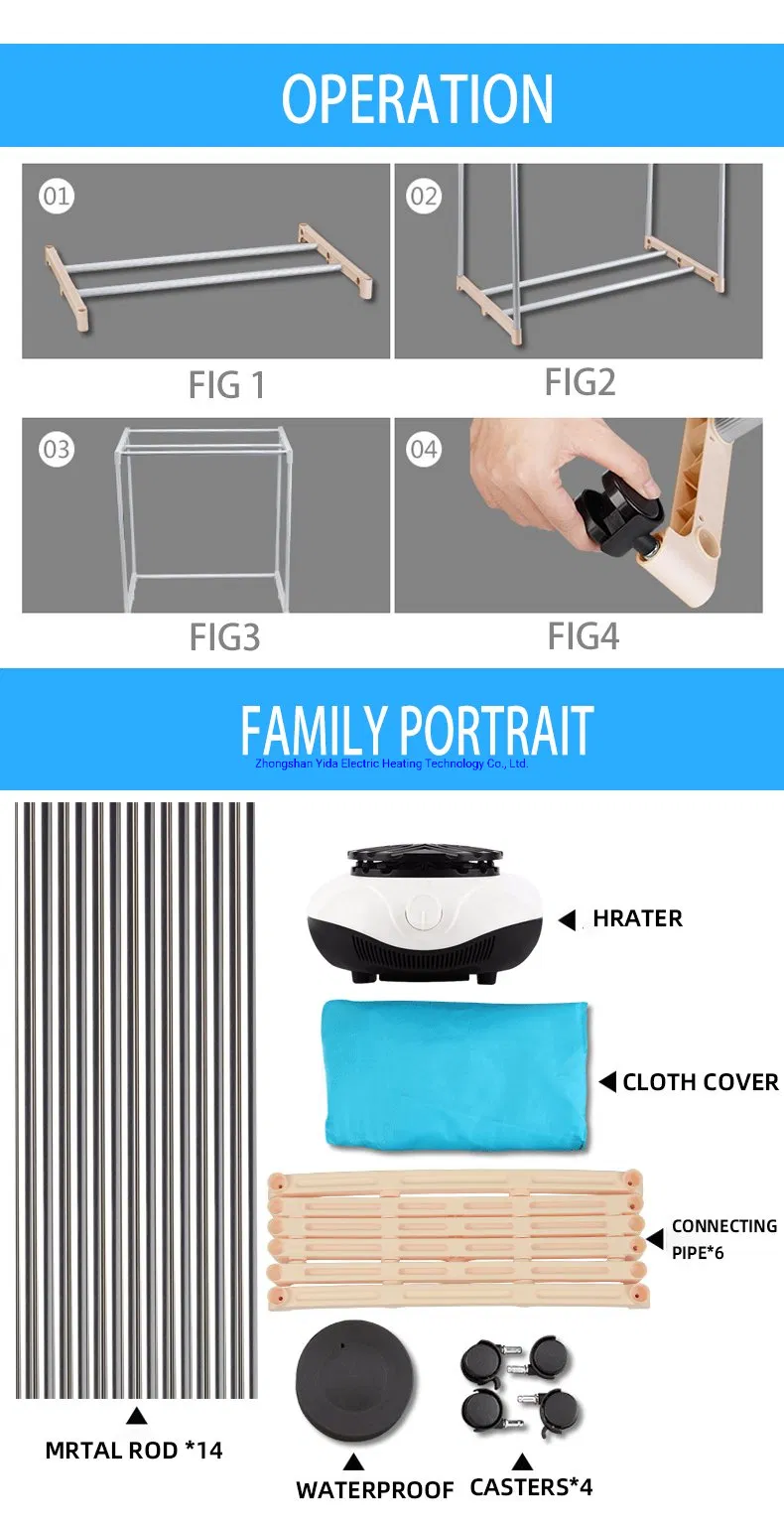 Clothes Dryer 900W Portable Foldable Electrical Hanger Clothes Dryers