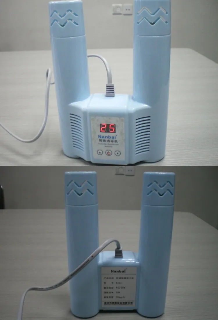 Portable Ozone Generator Automatic Shoes Dryer with Timer Control