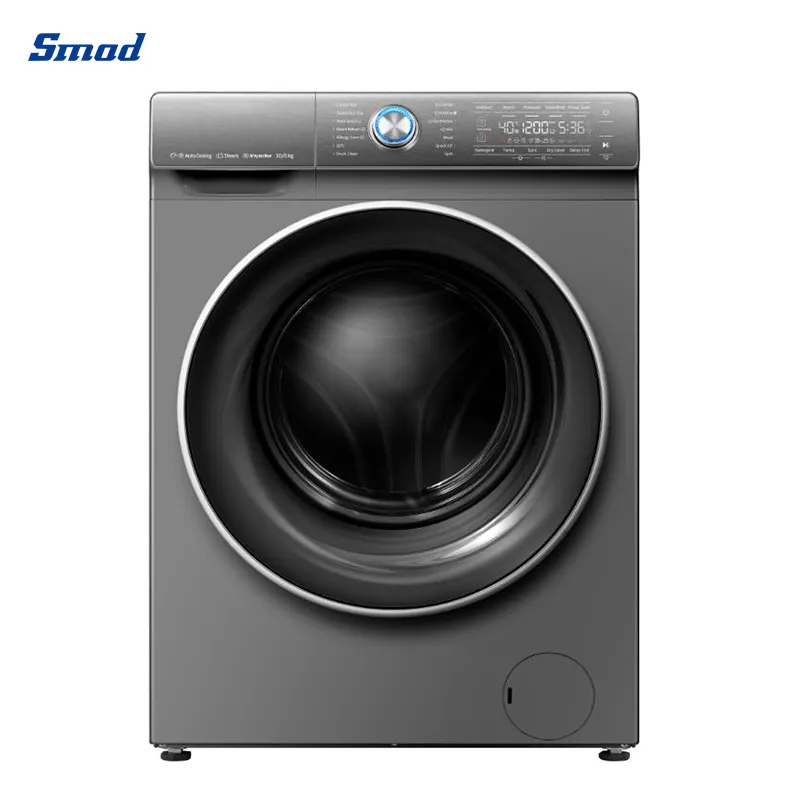 Smad Less Noise 12kg Free Standing Laundry Washer with Drying