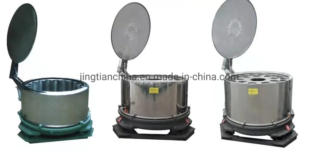 Centrifugal Hydro Washer Extractor for Textile Clothes Carpet Stainless Steel