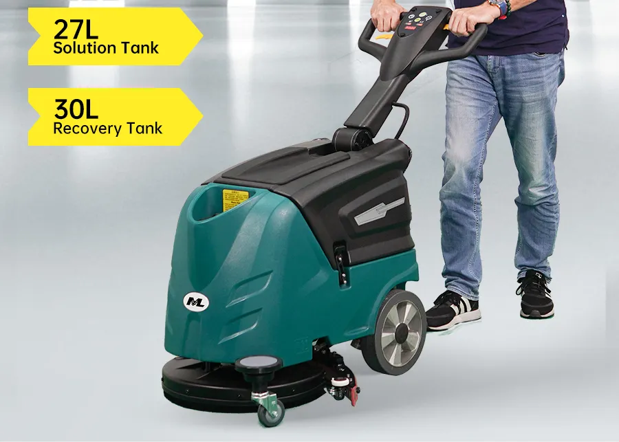 Battery Floor Scrubber Vacuum Cleaning Machine Hotel Office and Home