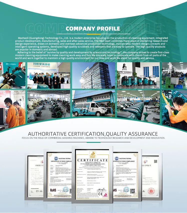 Battery Floor Scrubber Vacuum Cleaning Machine Hotel Office and Home