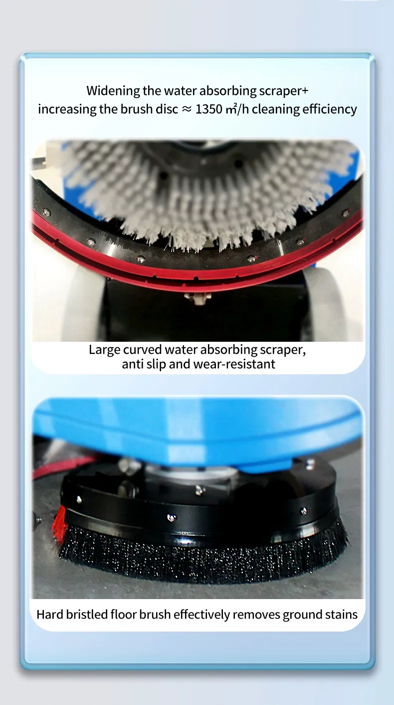 New 2025 High Pressure Electric Industrial Hand Push Floor Cleaner Dryer Garden Machines in Malta Floor Scrubber